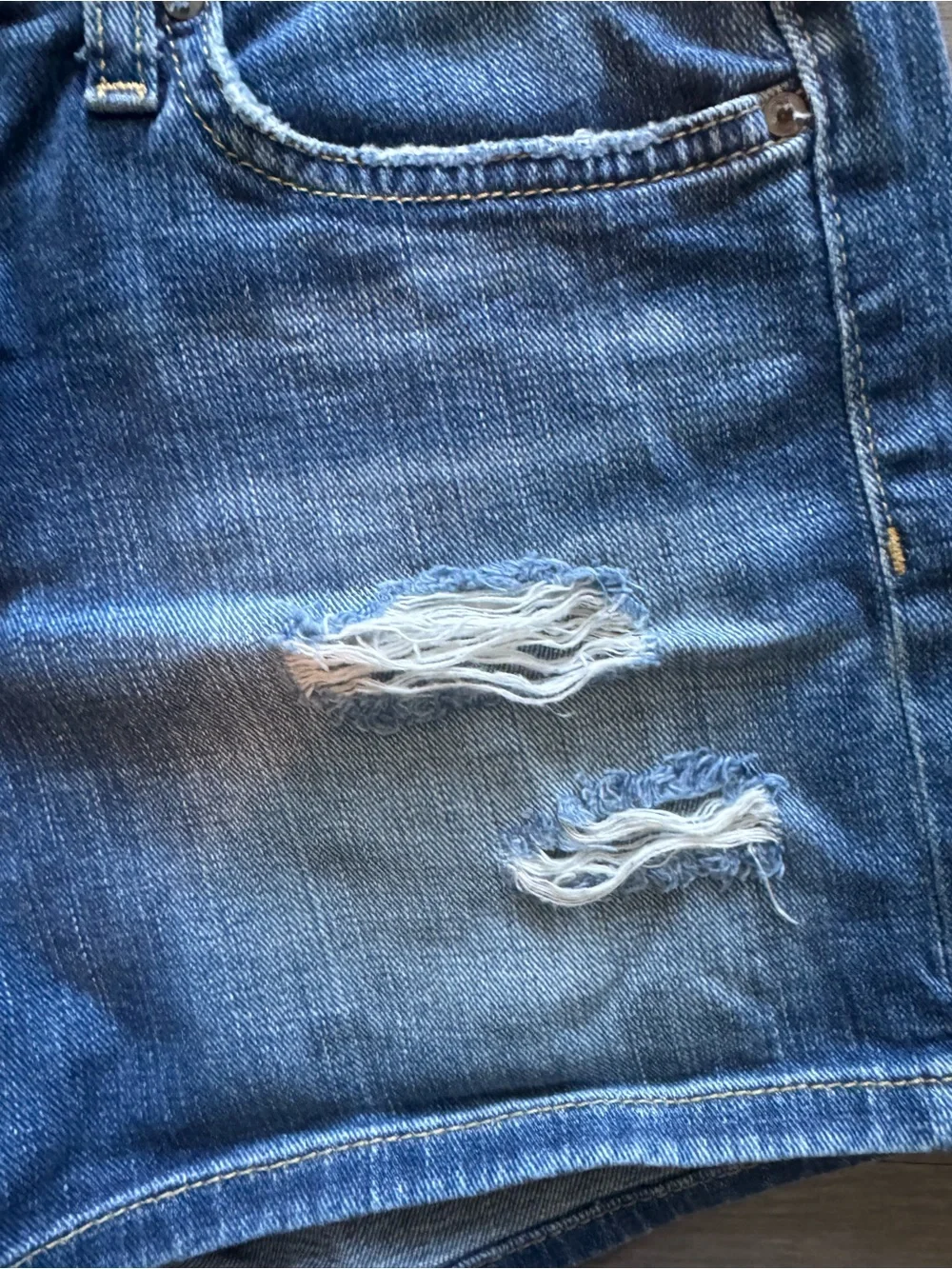 Joe's Jeans Distressed Denim Shorts